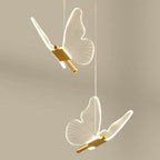 Elegant Acrylic Butterfly LED Pendant Lamp