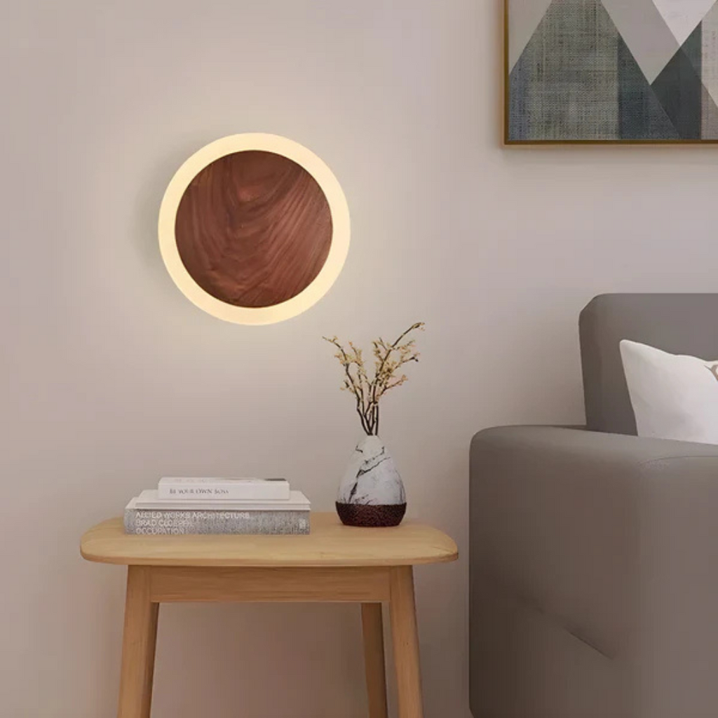 Nalo - Nordic Wooden LED Wall Lamp