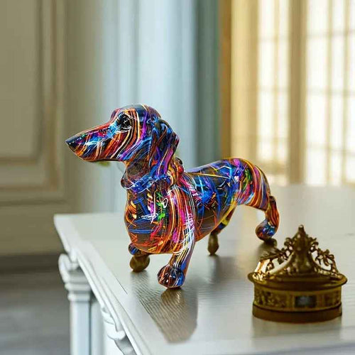 Bello Dachshund Figurine | High-quality Resin, Unique Design