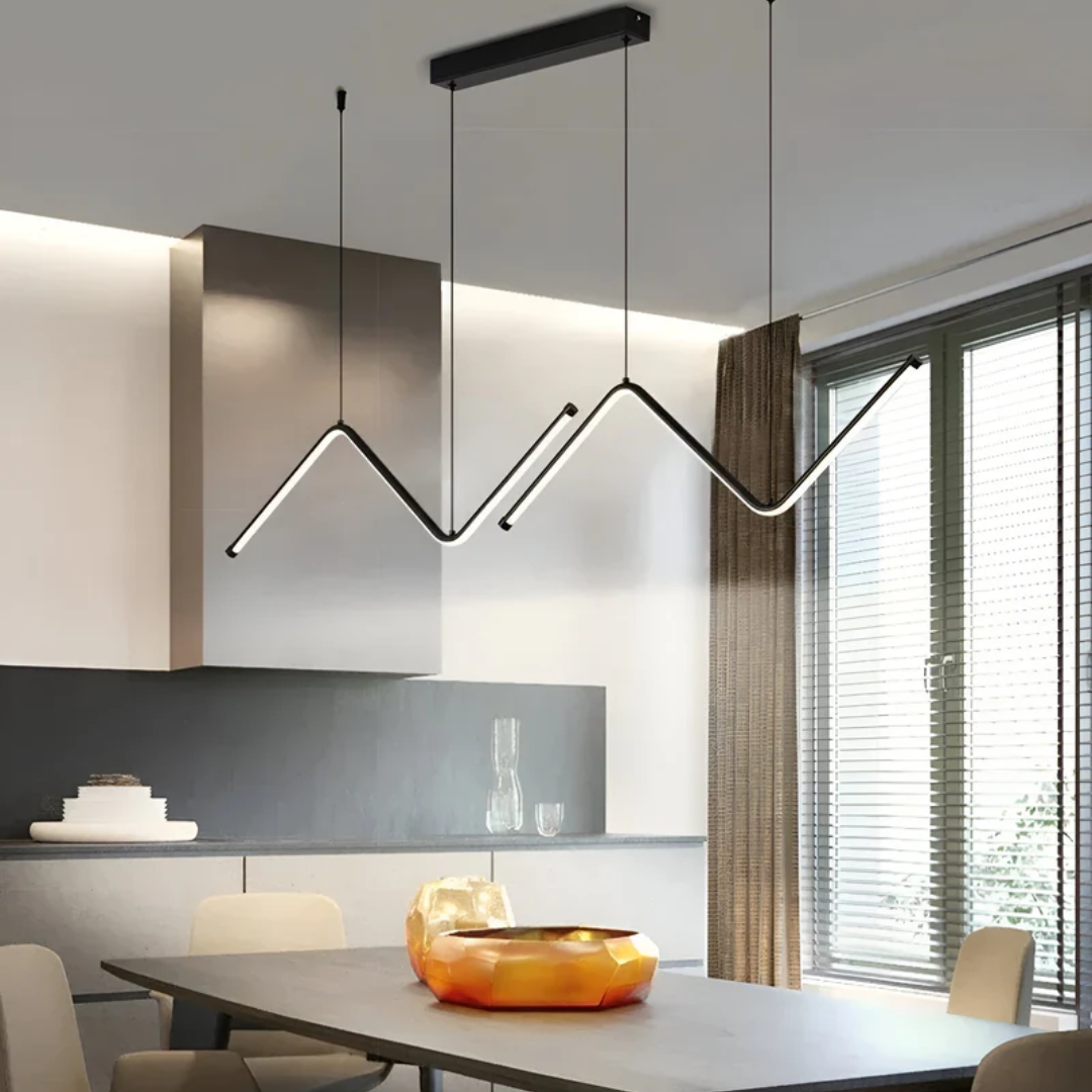 Flick - LED hanging lamp in triangular shape
