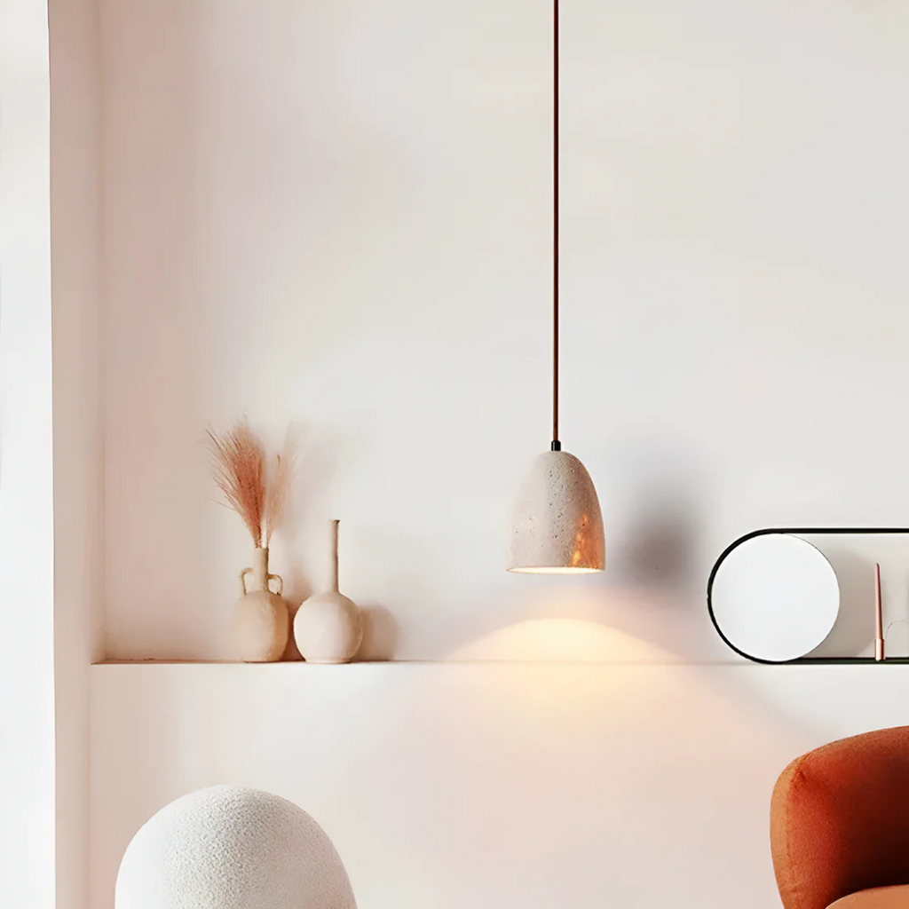 Nerina - Vintage Travertine Hanging Lamp