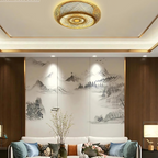 Maelira - Natural Bamboo Ceiling Lamp