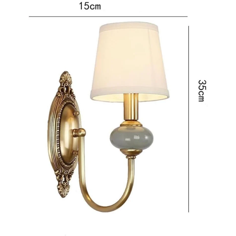Halcyon - Old-fashioned Antique Wall Lamp Copper
