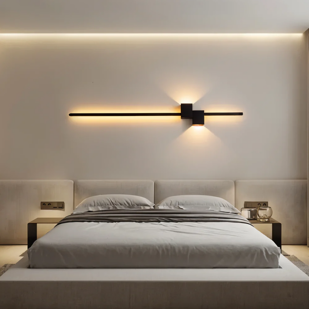 Luxe LED Wall Light | Modern Aluminium Design, Warm White Glow