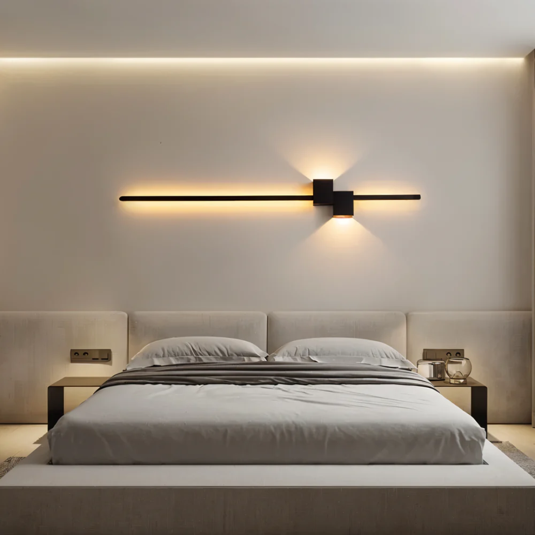 Luxe LED Wall Light | Modern Aluminium Design, Warm White Glow