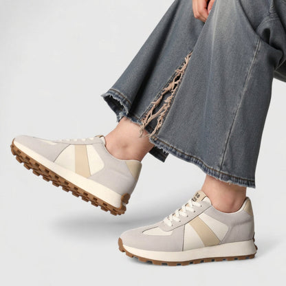 Stylish Sneakers for Women Leopard-Print Lace-Up Chunky-Sole
