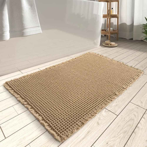 AquaLux Bath Mat | Waffle Texture, Superior Absorption