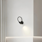 Lumio - Flexible black LED wall lamp for indoors