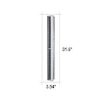 Contemporary Waterproof Outdoor Garden Wall Light with Long Acrylic Solar LED