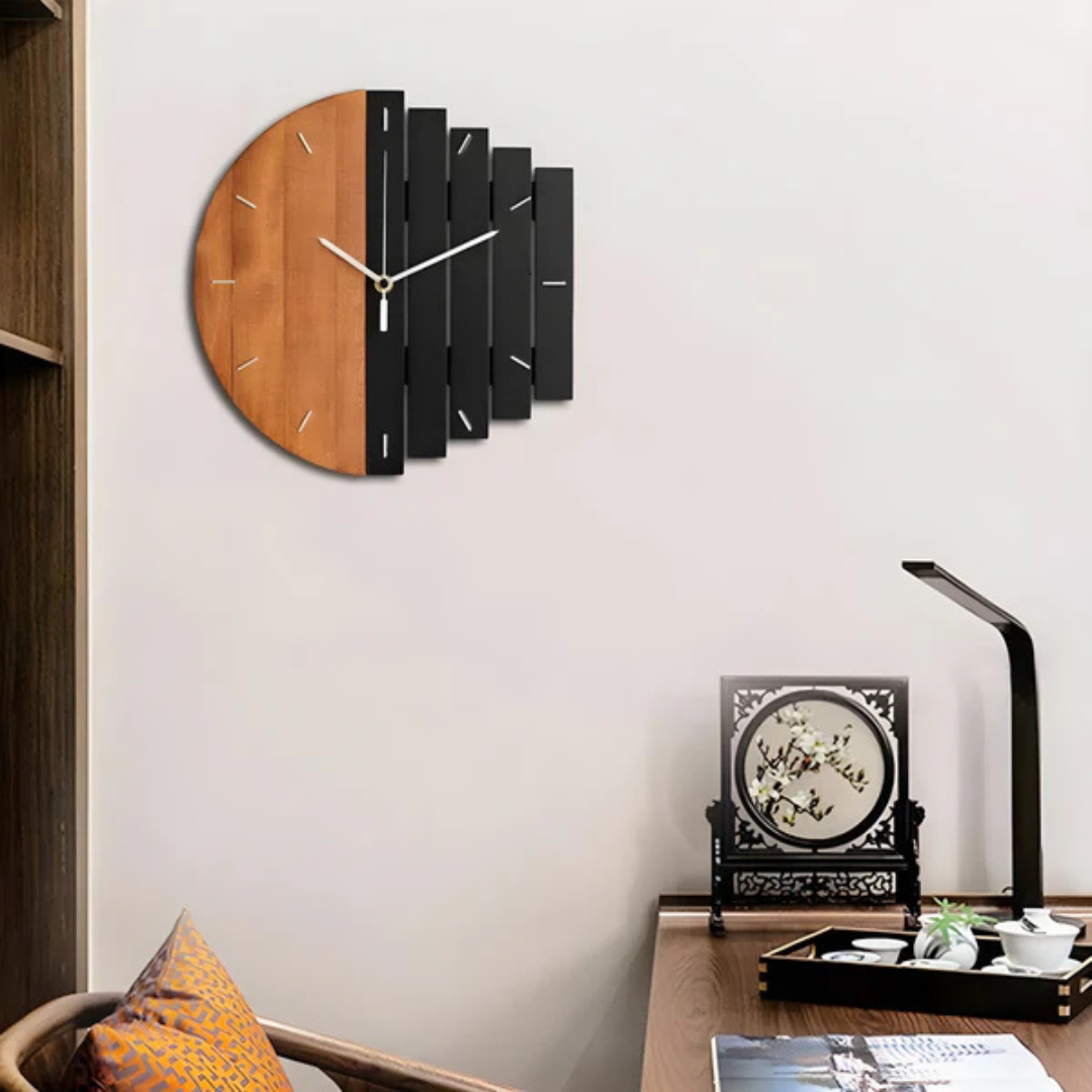 Vesper - Large Wooden Wall Clock for the Living Room