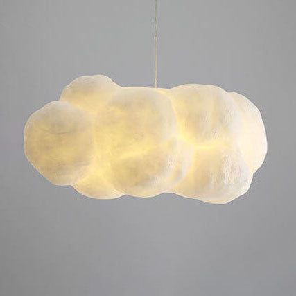 Cloud-Inspired 1-Light LED Pendant Fixture