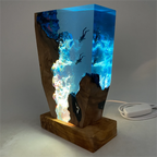 Borealis Epoxy Tafellamp | Handgemaakt, Onderwater Design