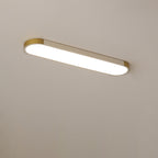 Contemporary Rectangular LED Flush Mount Ceiling Light with Minimalist Design