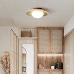 Lyonea - Simple Travertine LED Ceiling Lamp