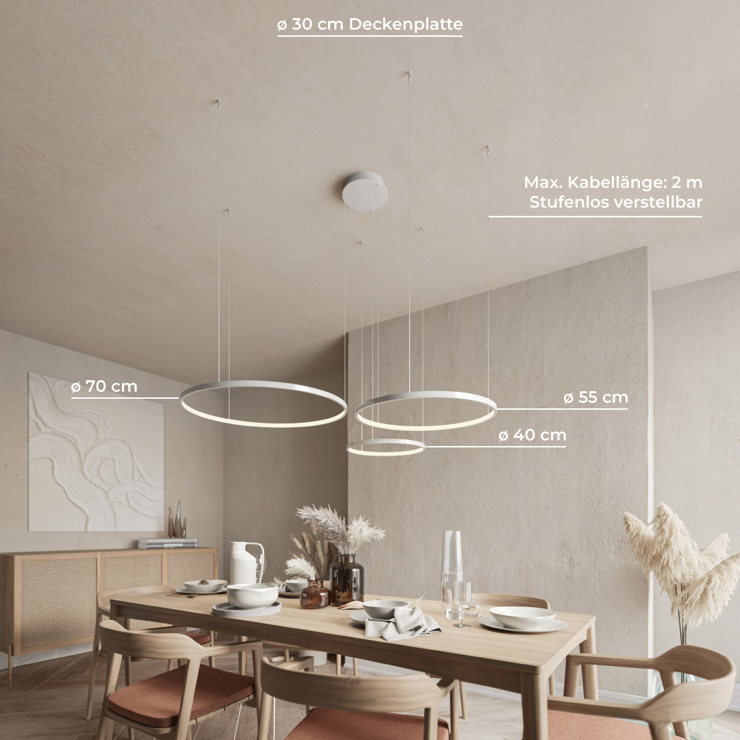 Cielo LED Ring Light | Dimming Function, Aluminium Design