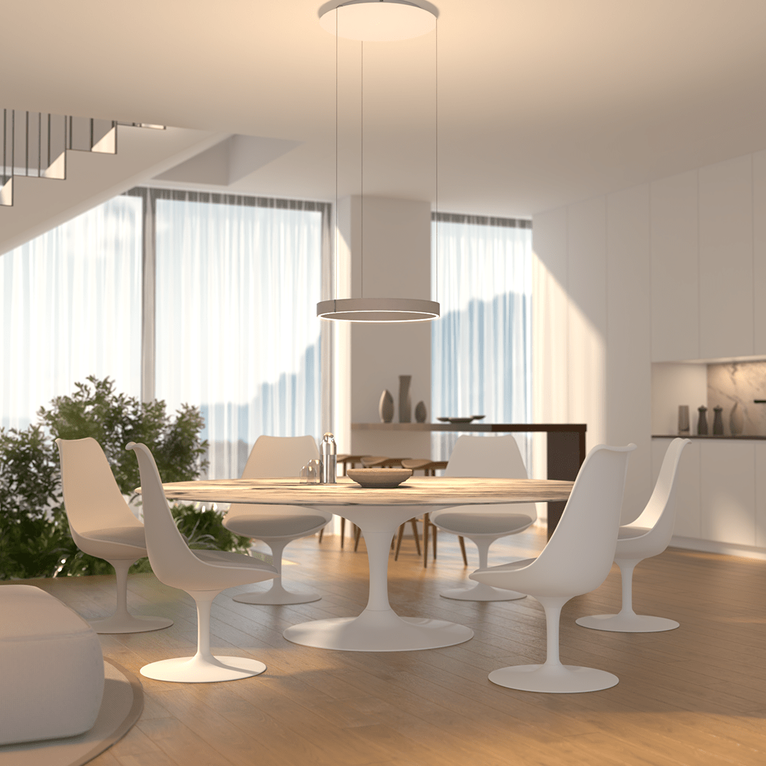 Solara LED Pendant Light | Stepless Dimmable, Adjustable Color Temperature