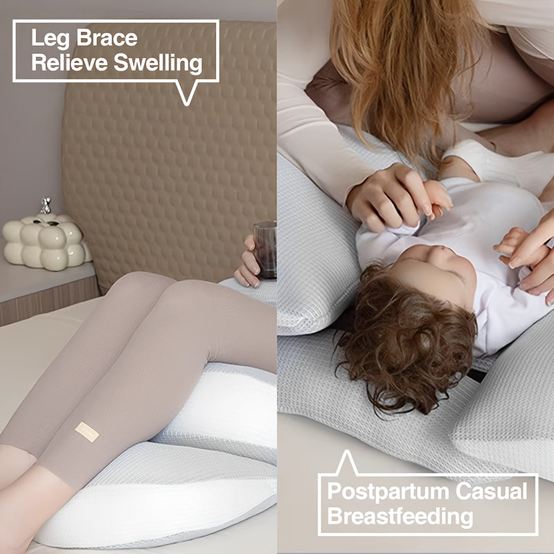 Bela Adjustable Pregnancy Pillow | Ergonomic Support for Side Sleepers