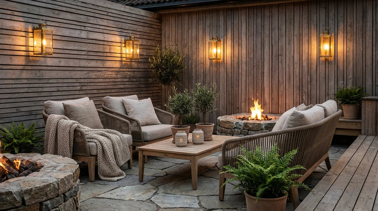 WARM LIGHT FOR OUTDOOR EVENINGS