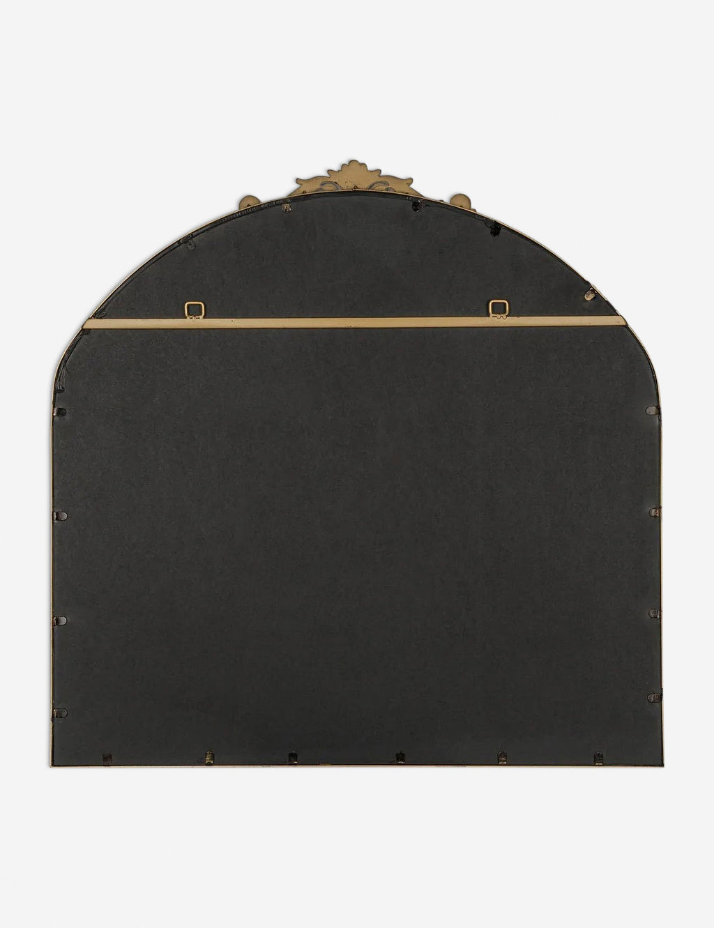 Tulca Curved Wall Mirror | Vintage Scroll Metal Frame