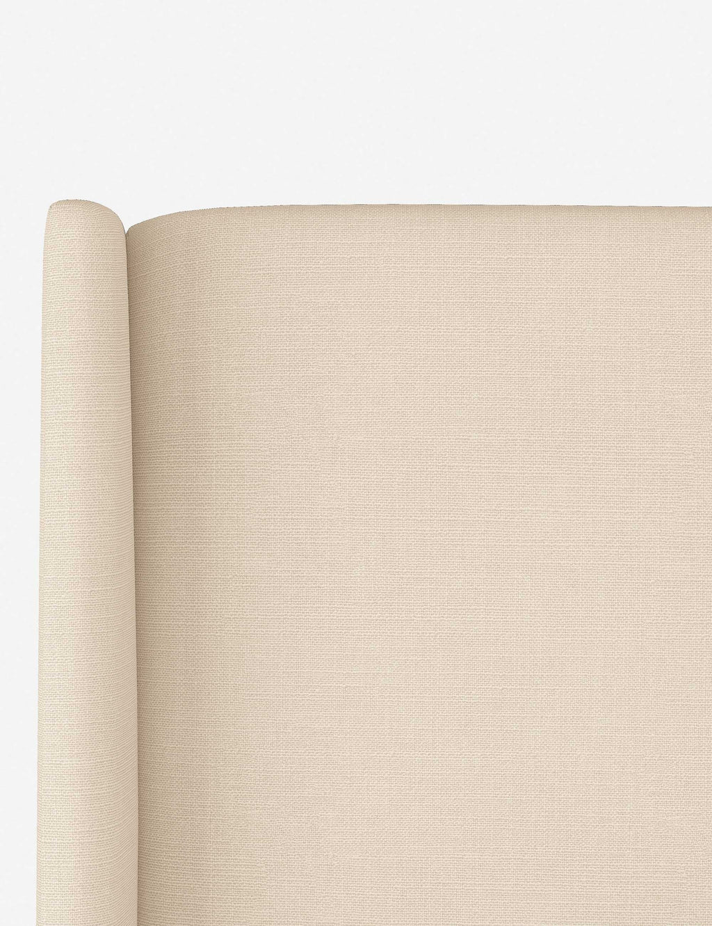 Adara Upholstered Bed | Winged Headboard, Crisp Sophistication