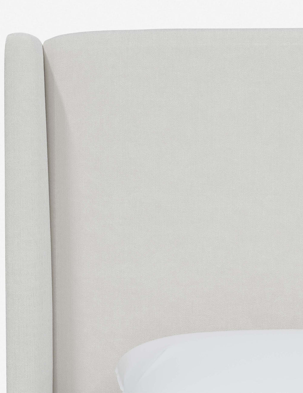 Adara Upholstered Bed | Winged Headboard, Crisp Sophistication