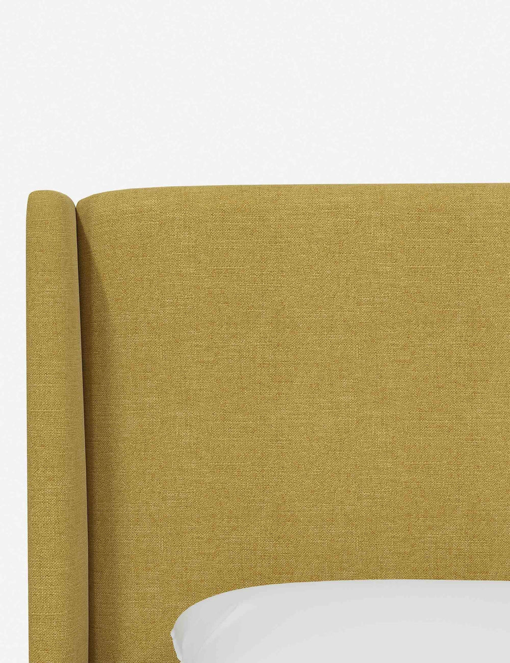 Adara Upholstered Bed | Winged Headboard, Crisp Sophistication