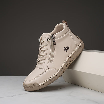 Comfortable Sneakers for Women Zip-Up High-Top