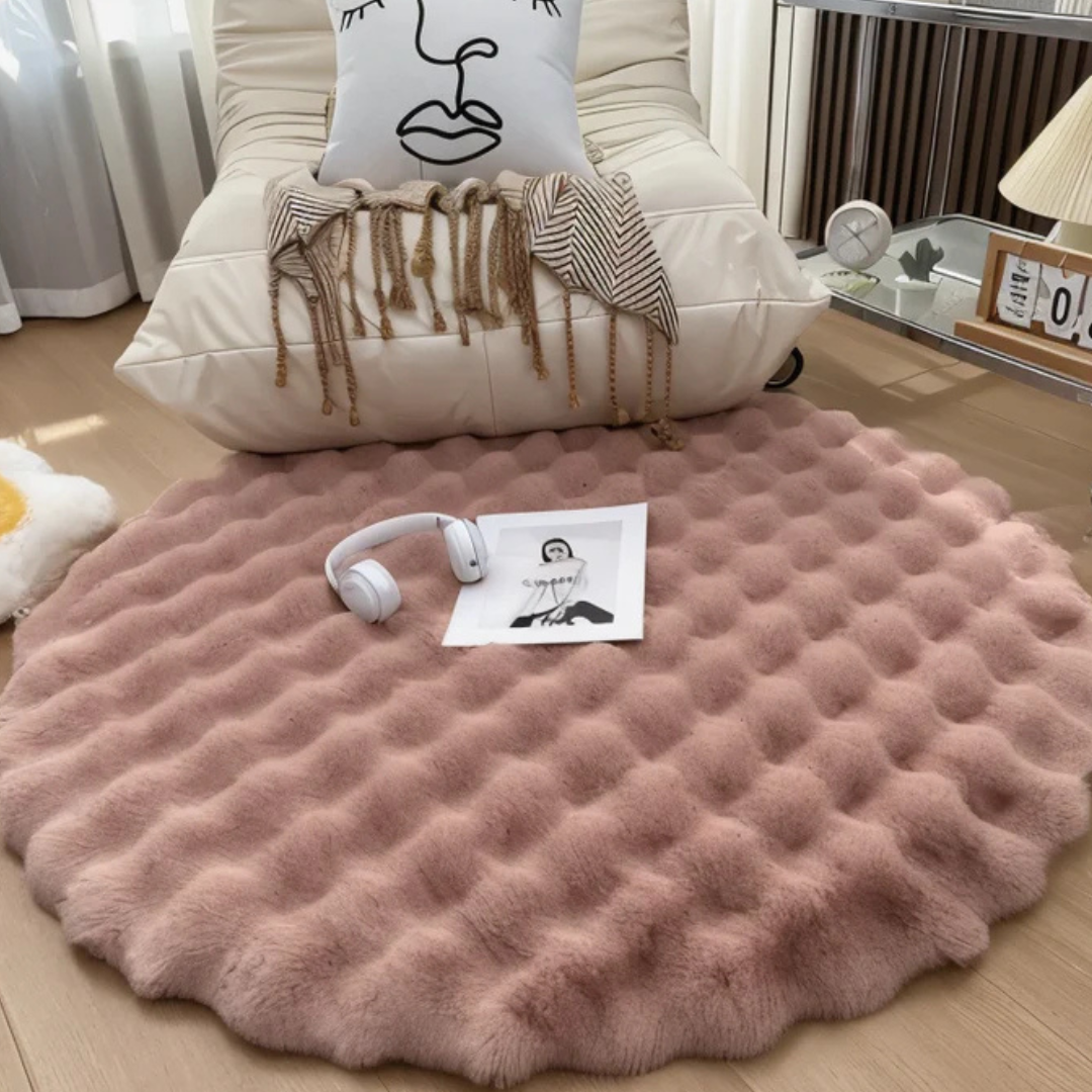 Cush - Round Floor Rug 90x90 Fleece