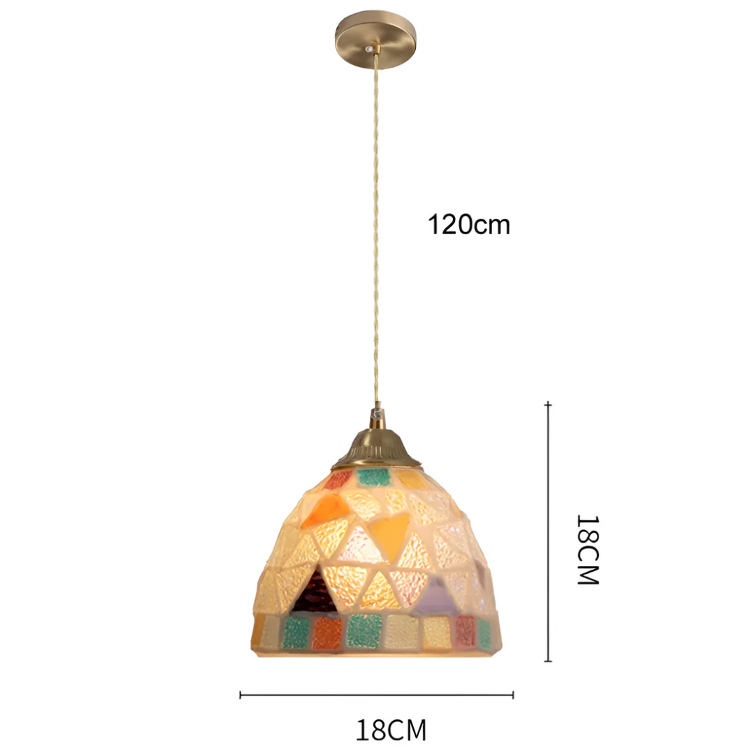 Bello Hanglamp | Retro Glasoptiek met Koper, Sfeervol Warmwit Licht