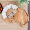 Plankora – Elegant Cheese Board and Knife Set for Festive Presentations