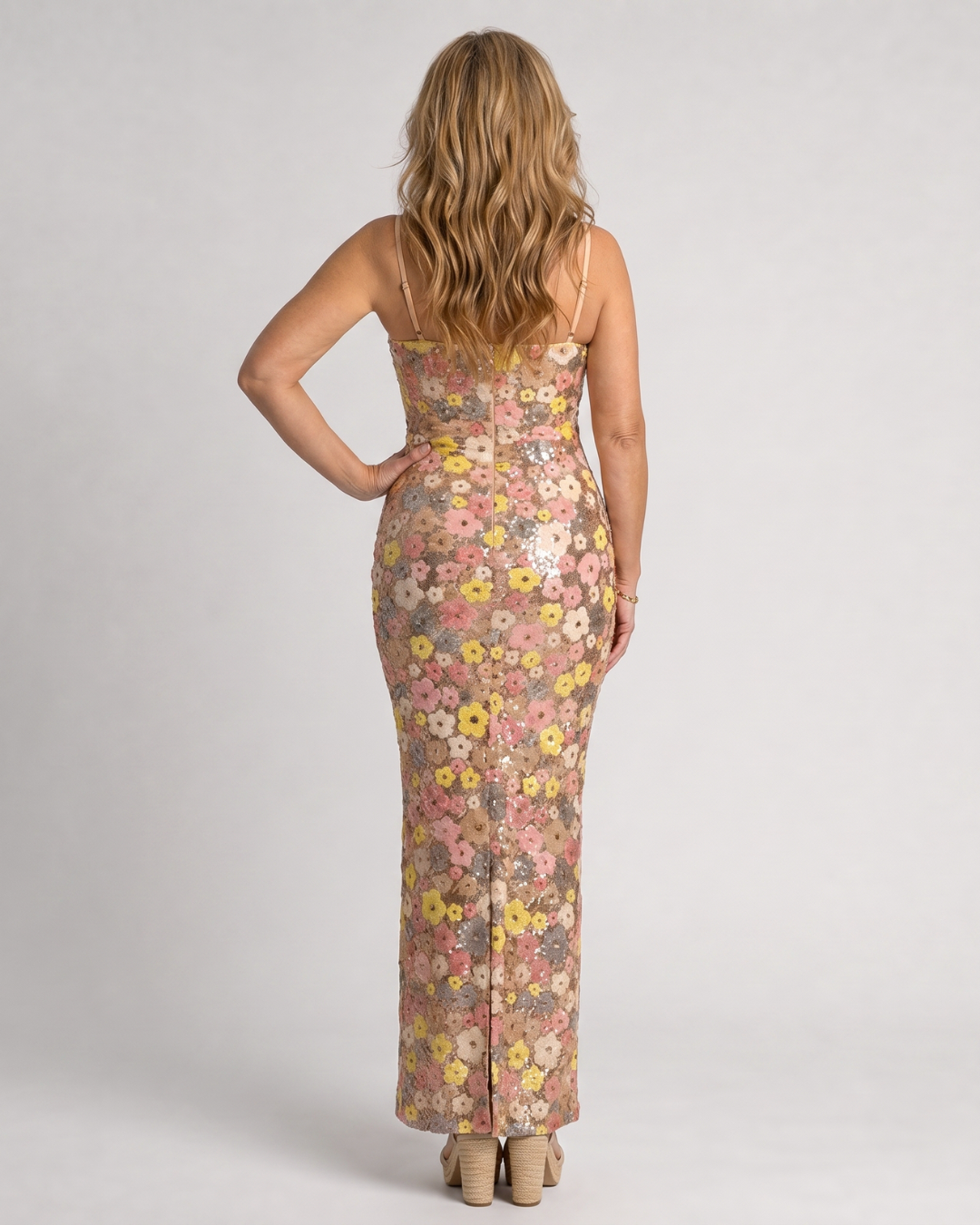 Stylish Floral Maxi Dress for Women Bodycon