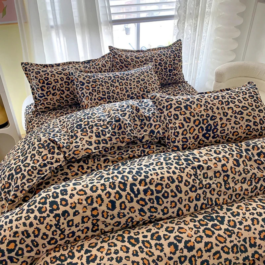 Savannah - Luxurious Bed Cover with Leopard Pattern