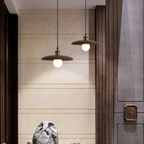 Virena - Nordic Minimalist Wooden LED Hanging Lamp
