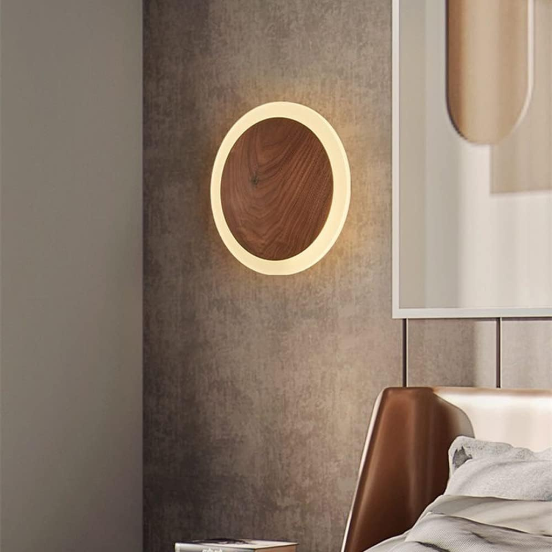 Nalo - Nordic Wooden LED Wall Lamp