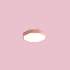 Nordic Macaron Diamond-Shaped Acrylic LED Flush Mount Ceiling Light