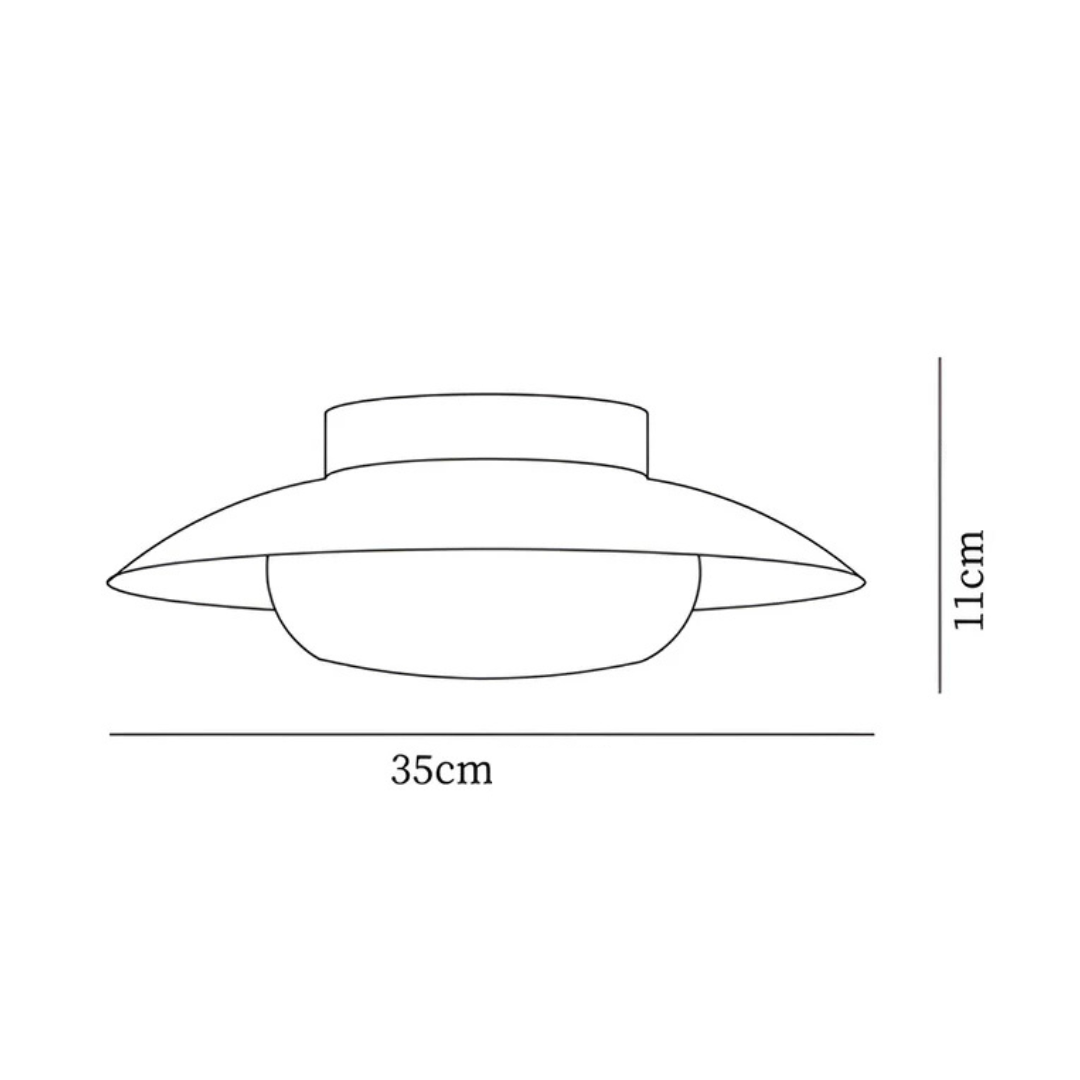 Fulgeo - Scandinavian Design Hanging Lamp for the Dining Table in Cream