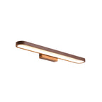 European Minimalist Circular LED Wall Sconce Mirror Light in Aluminum
