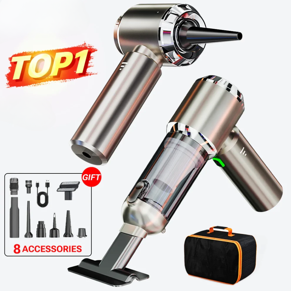 Zyphron – Wireless Car Handheld Vacuum Cleaner with Blowing Function