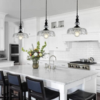 Aelius - Stylish Old-Fashioned Glass Hanging Lamp