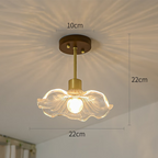 Mavero - Flower Glass Ceiling Lamp
