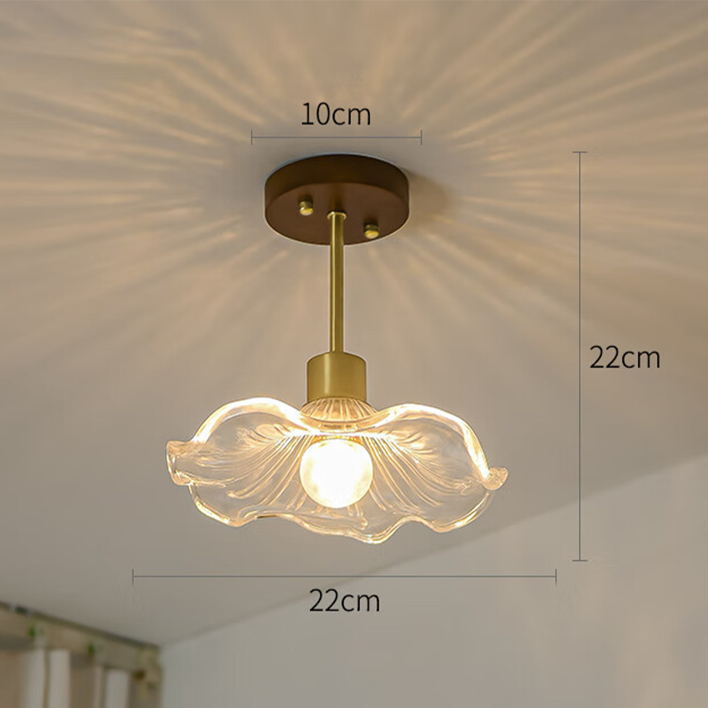 Mavero - Flower Glass Ceiling Lamp