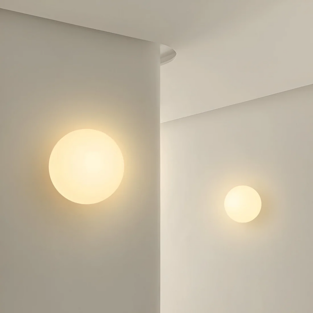 Lumo Wandlamp | Matglas, Warm Diffuus Licht