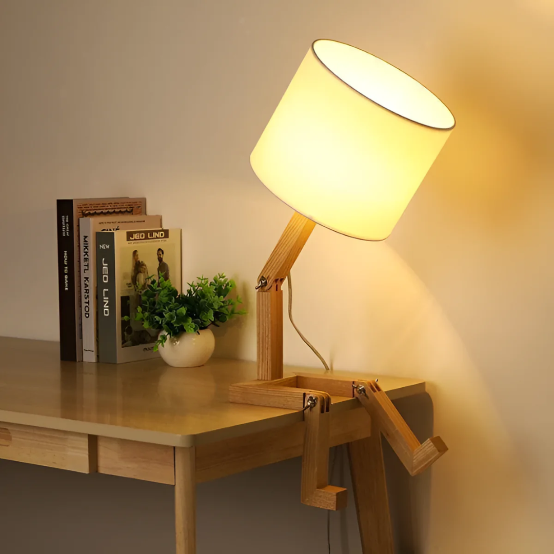 Rilna - Bendable Wooden Table Lamp
