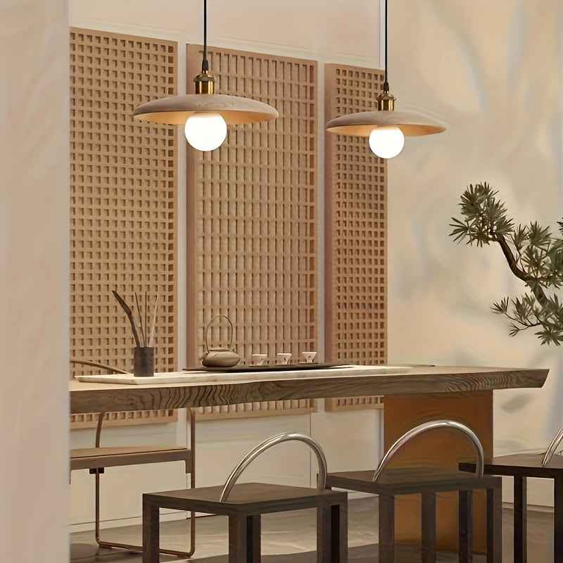 Boreal Pendant Light | Solid Wood, Adjustable Height