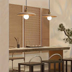 Boreal Pendant Light | Solid Wood, Adjustable Height