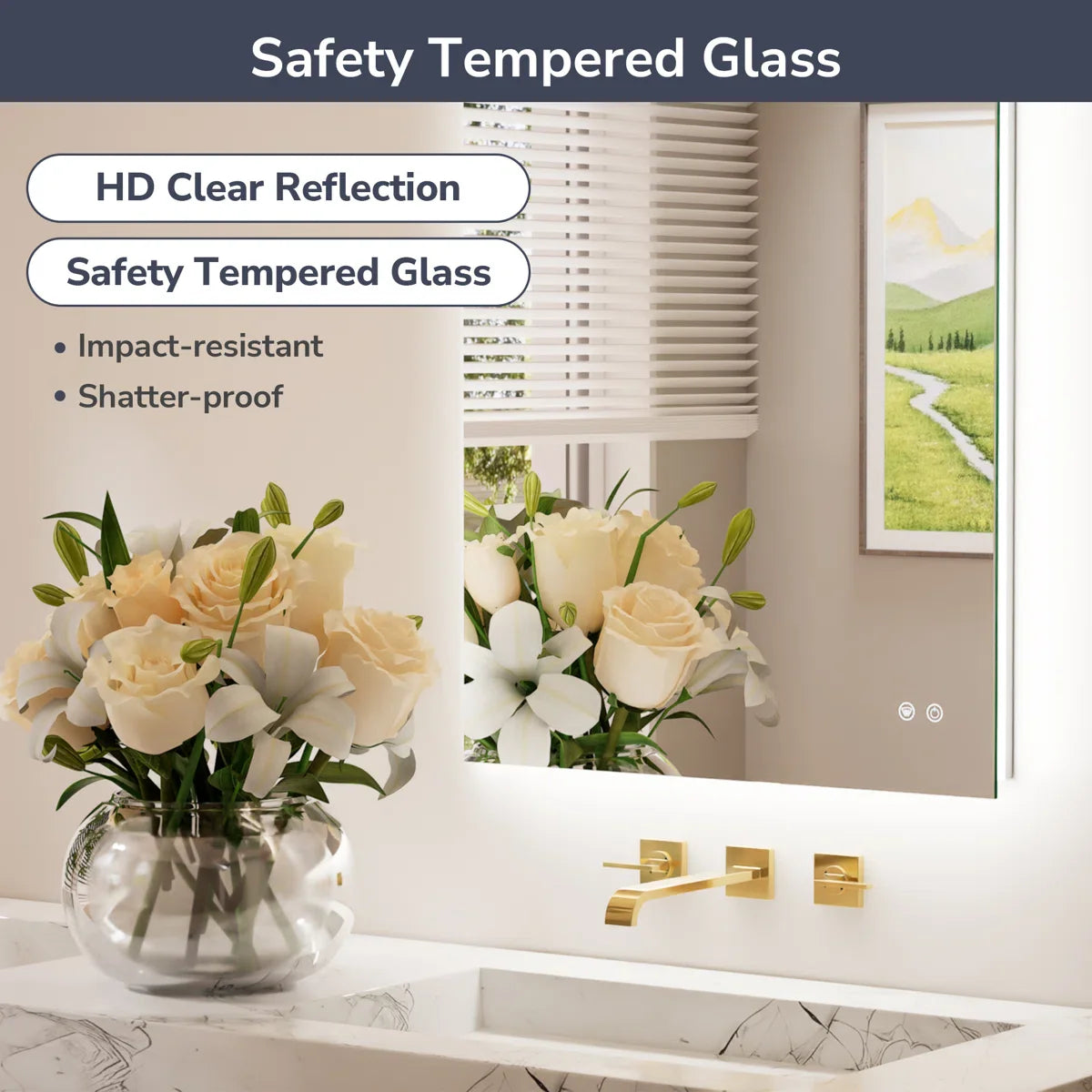 Armadale LED bathroom mirror