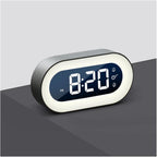 Dimmable Sunrise Alarm Clock with Nature Sounds – Rechargeable Wake Light for Gentle Morning Awakenings