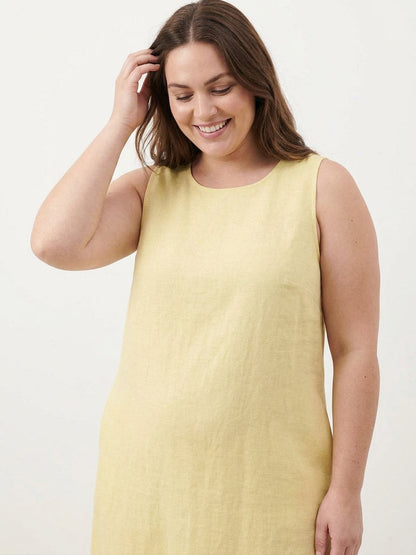 Effortless Maxi Dress for Women Round-Neck Sleeveless A-Line