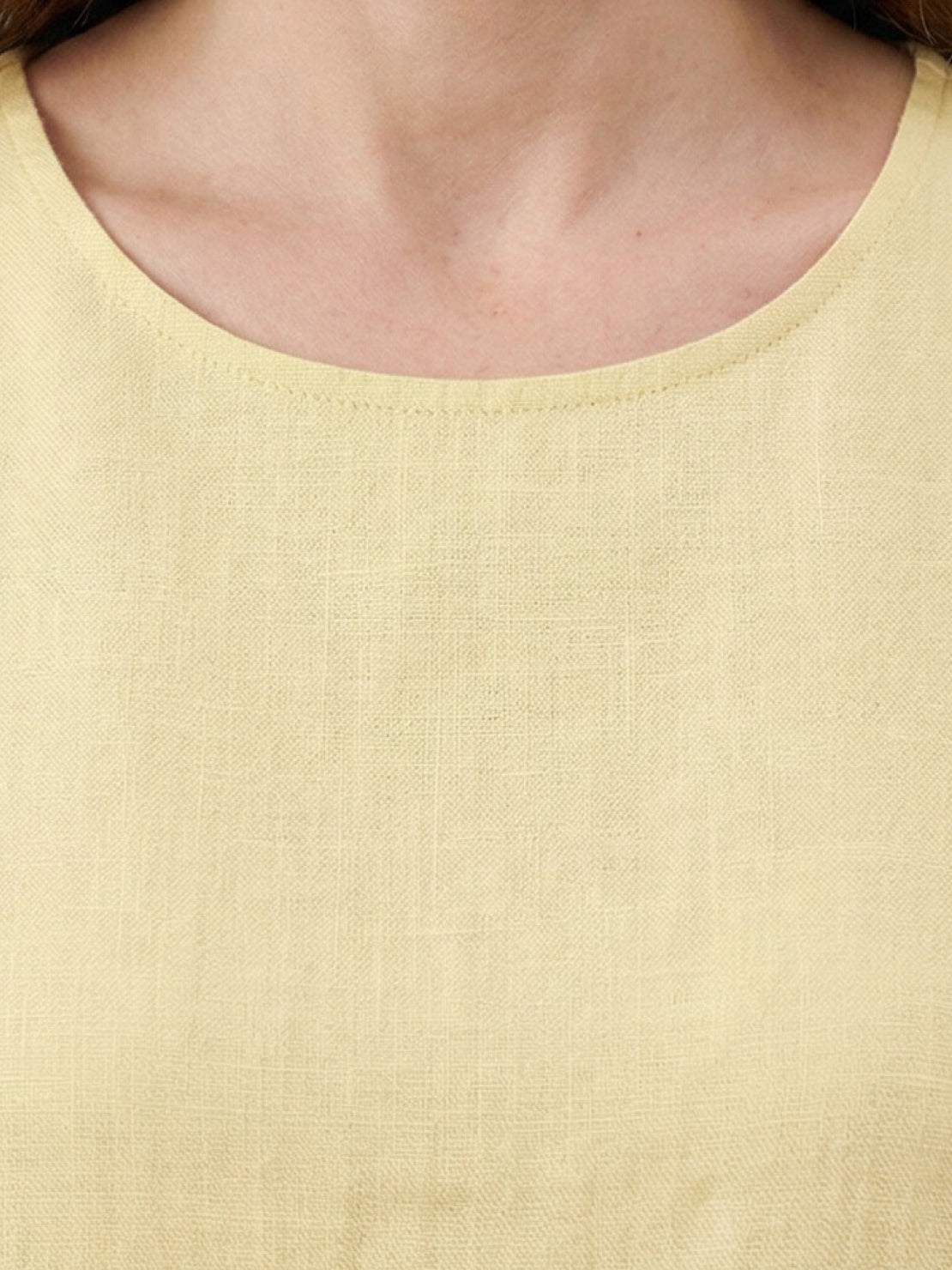 Effortless Maxi Dress for Women Round-Neck Sleeveless A-Line
