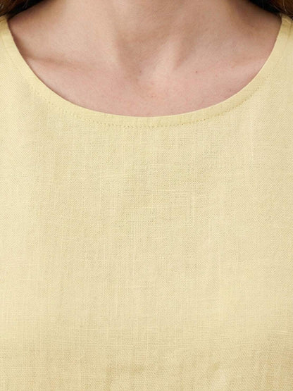 Effortless Maxi Dress for Women Round-Neck Sleeveless A-Line